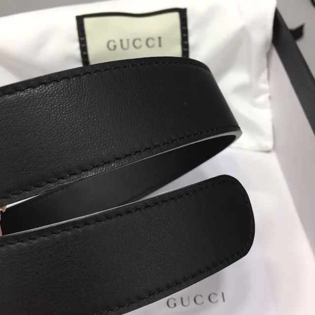 Gucci Dionysus Snake-Head Buckle Black Leather Belt 6