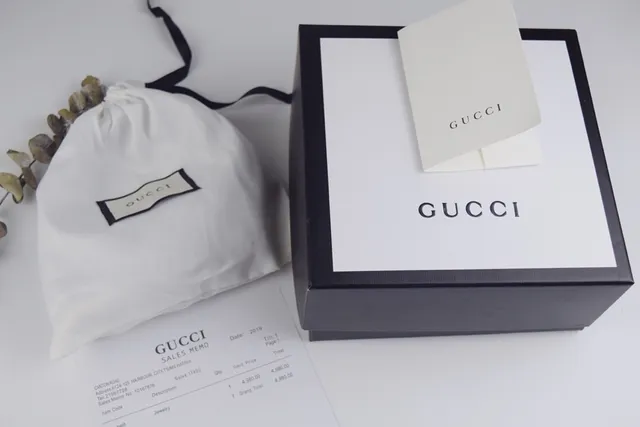 Gucci GG Marmont Black Gold Interlocking G Buckle Smooth Leather Belt 2