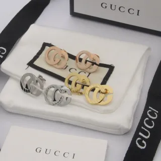 Gucci GG Marmont Interlocking G أقراط تاج