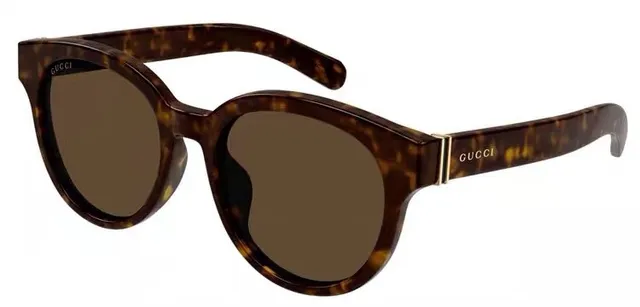Gucci Glossy Black Rectangular Rounded Frame Sunglasses 2