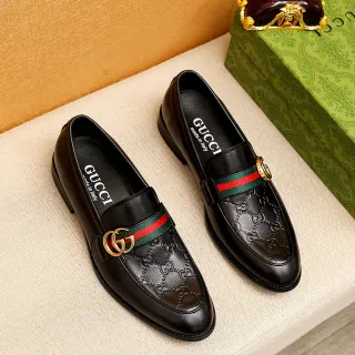 Gucci Horsebit 1955 কালো সবুজ উঁচু নকশা GG Monogram ওয়েব স্ট্র্যাপ লোফার