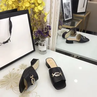 Gucci Horsebit 1955 黑色皮革金色 Horsebit 乐福鞋
