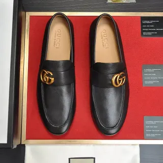 Gucci Horsebit 1955 কালো চামড়ার Horsebit লোফার