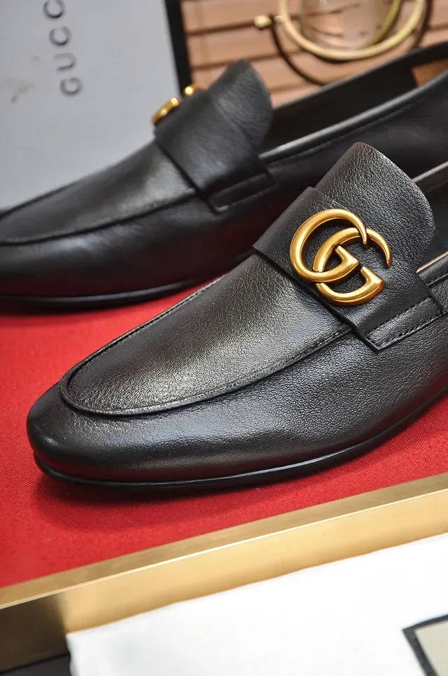 Gucci Horsebit 1955 Black Leather Horsebit Loafers 4