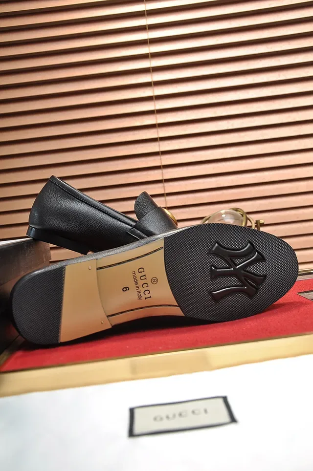 Gucci Horsebit 1955 Black Leather Horsebit Loafers 5
