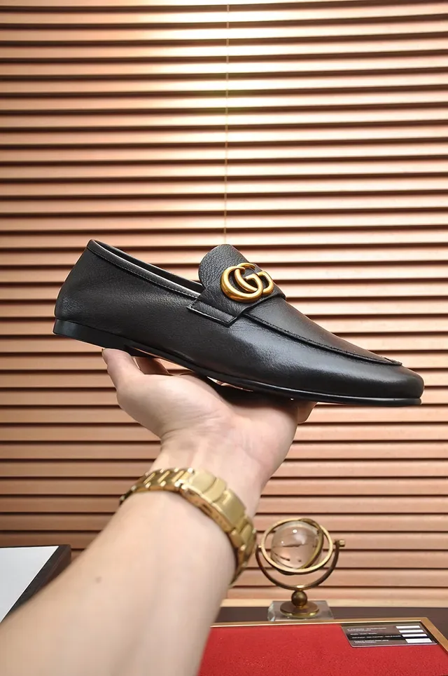 Gucci Horsebit 1955 Black Leather Horsebit Loafers 8
