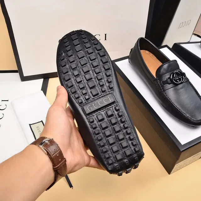 Gucci Horsebit 1955 Mocasines Cuero Negro Horsebit 5
