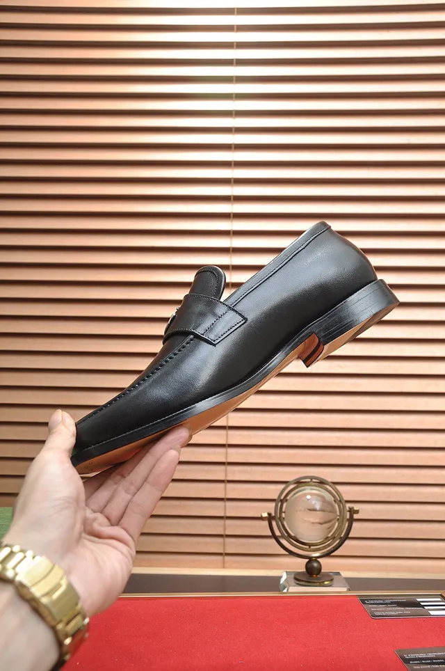 Gucci Horsebit 1955 Black Leather Interlocking G Loafers 6
