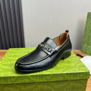 Gucci Horsebit 1955 حذاء لؤفار جلد أسود