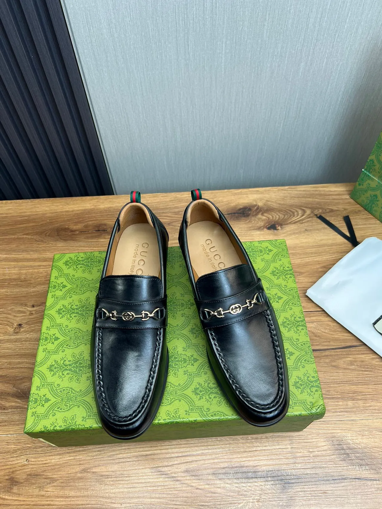 Gucci Horsebit 1955 Black Leather Loafer 2
