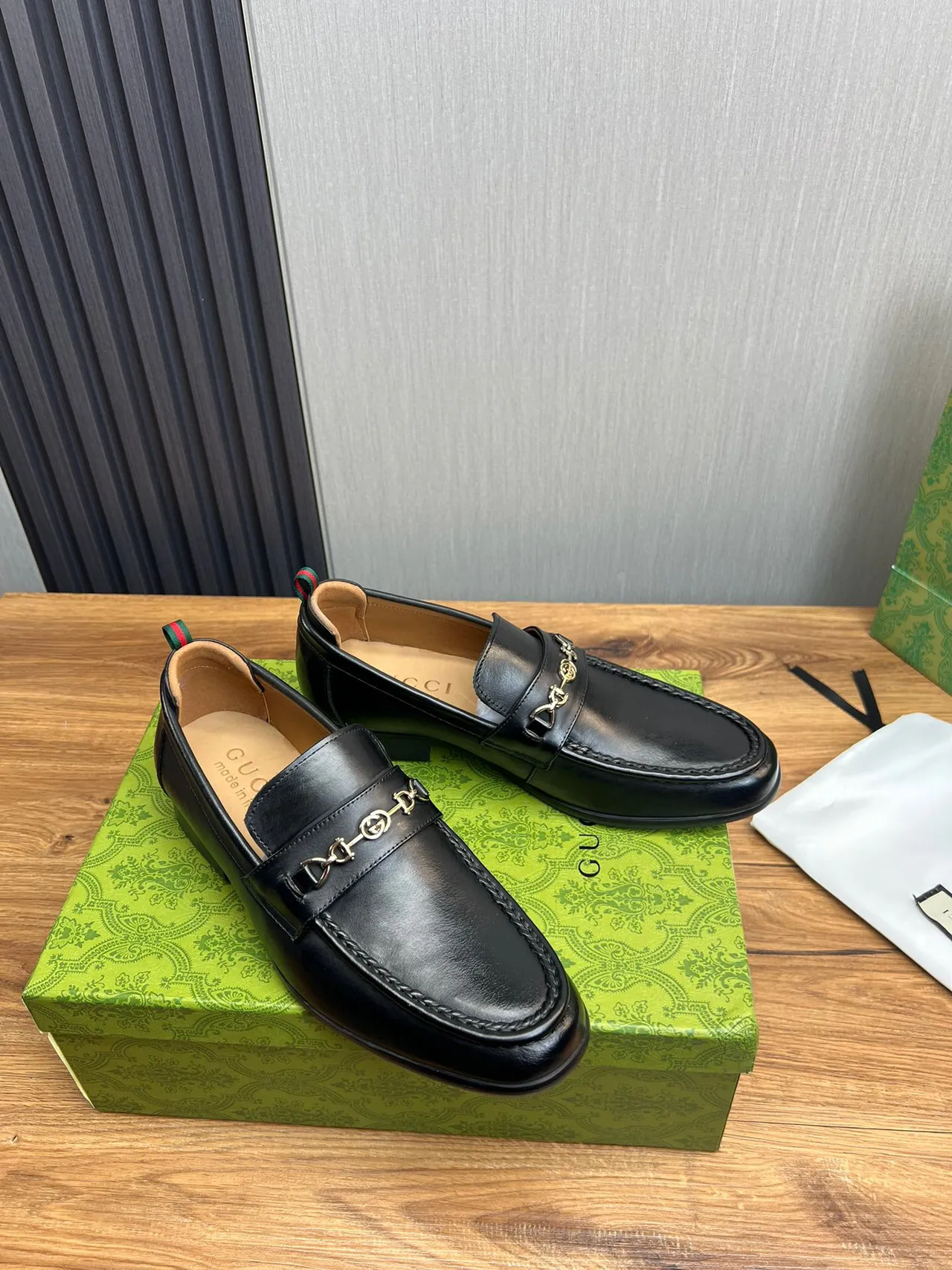 Gucci Horsebit 1955 Black Leather Loafer 3