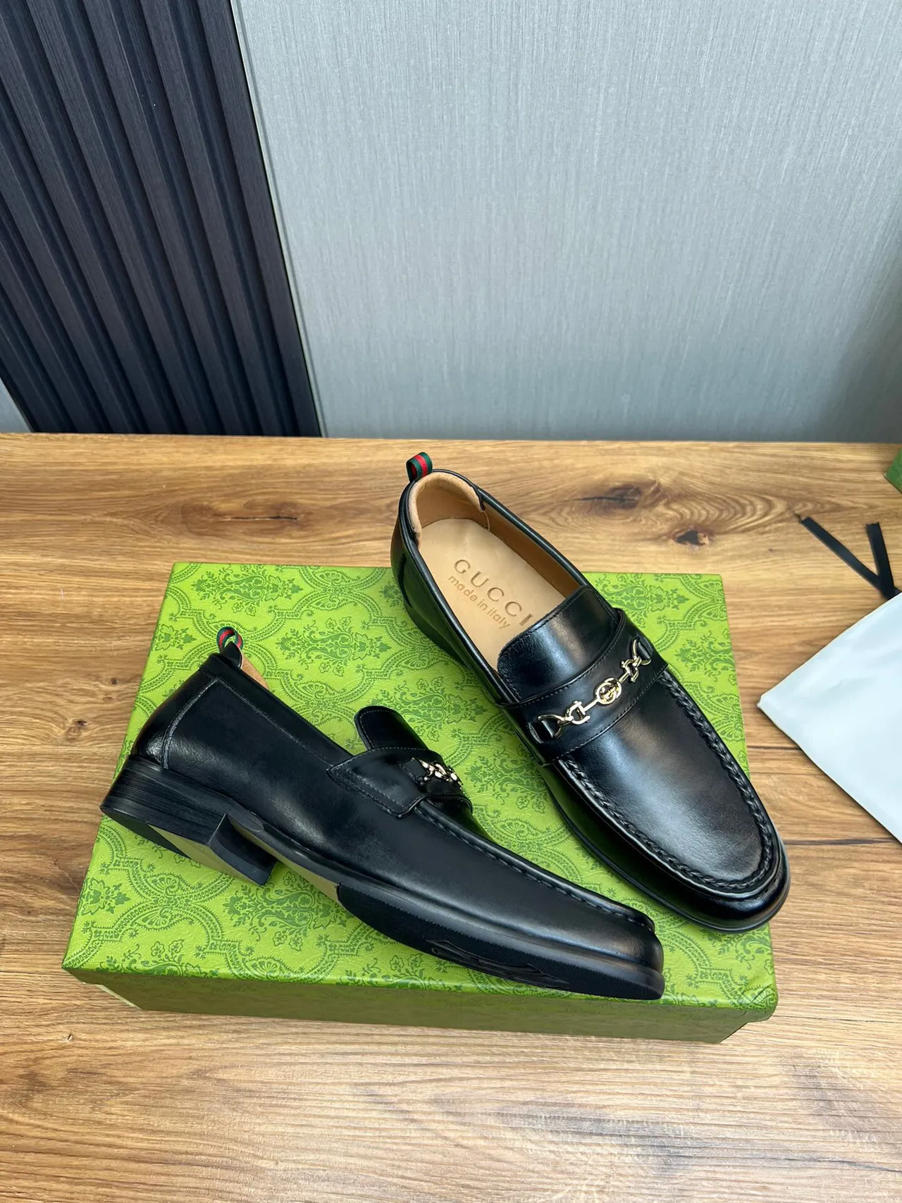 Gucci Horsebit 1955 Black Leather Loafer 4