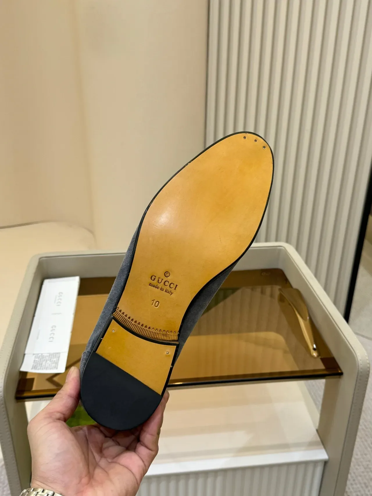 Gucci Horsebit 1955 Gray Suede Loafers 2