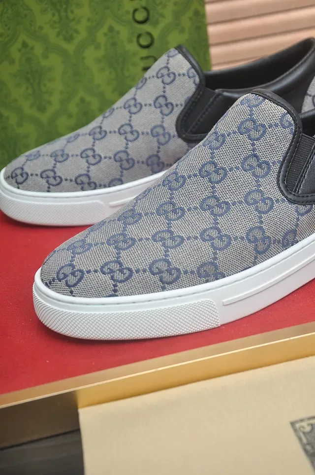 Gucci Monogram Canvas Slip-On Lifestyle Sneakers 2