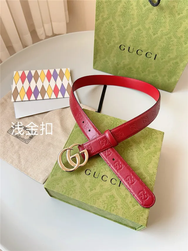 Cinturón de cuero Gucci Ophidia negro dorado estampado GG monograma interlocking double G hebilla 10