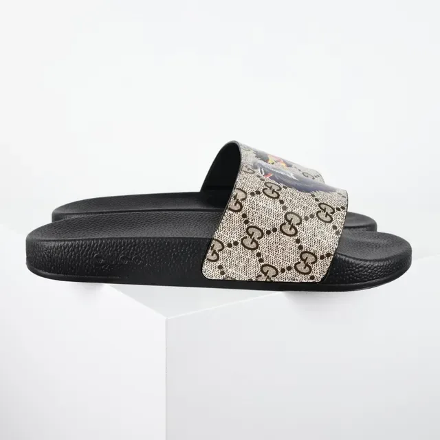 Gucci Screener GG Monogram Eagle Print Slippers 3