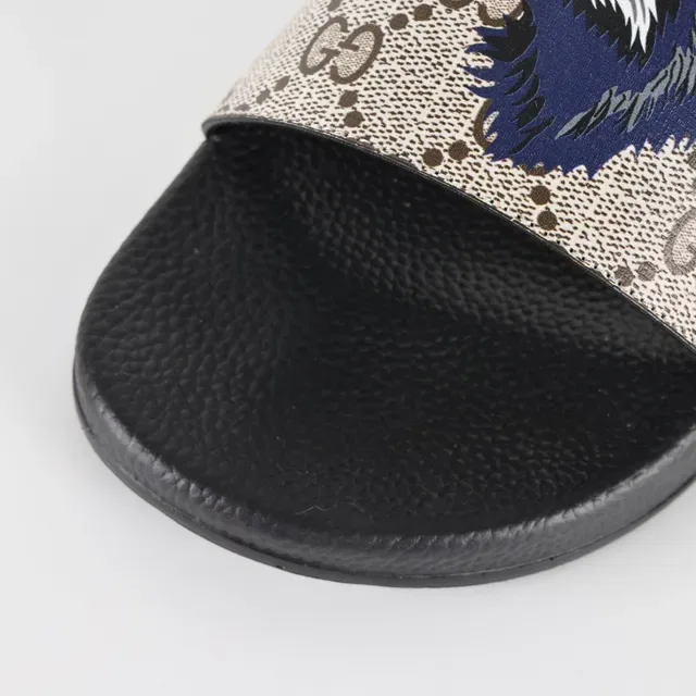 Gucci Screener GG Monogram Eagle Print Slippers 5