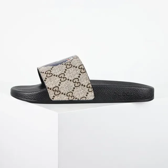 Gucci Screener GG Monogram Eagle Print Slippers 9