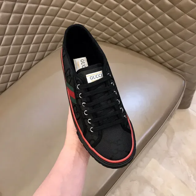 Gucci Tennis 1977 Negro Verde Rojo Rosa Zapatillas Lifestyle 4