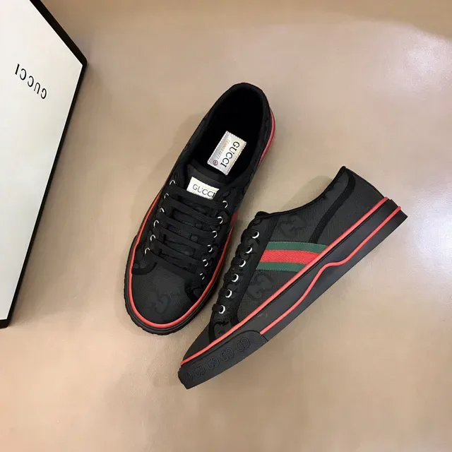 Gucci Tennis 1977 Negro Verde Rojo Rosa Zapatillas Lifestyle 6