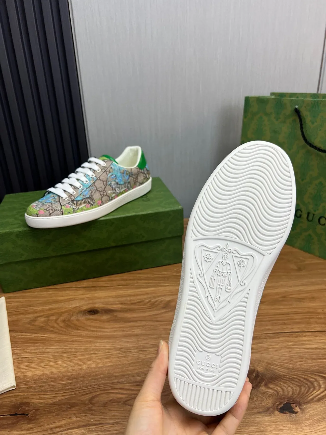 Gucci Tennis 1977 GG Monogram Web Stripe Lifestyle Sneakers 2