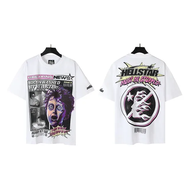 Hellstar Brainwashed by Hellstar Graphic Print Oversized T-Shirt 8