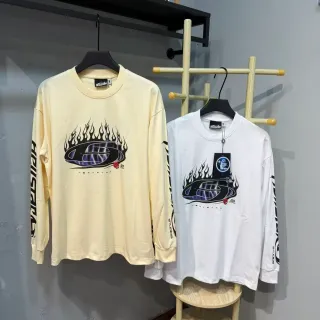 Hellstar Flame Logo Long Sleeve T-Shirt