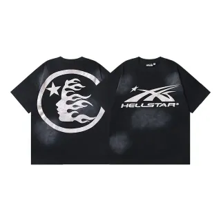 Hellstar Oversized Graphic Print Black T-Shirt