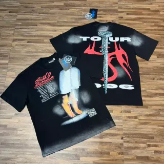 Hellstar Path to Paradise Tour 1996 Graphic Print Black T-Shirt