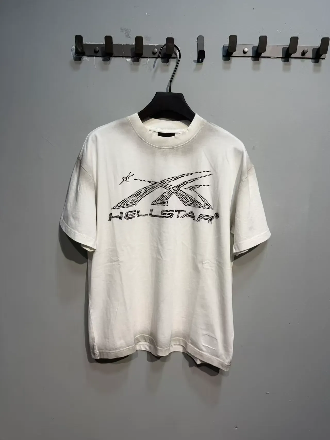 Hellstar 水钻图案宽松T恤 4