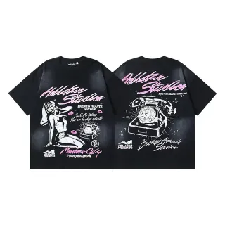 Hellstar Studios Broken Hearts Service Oversized Graphic T-Shirt