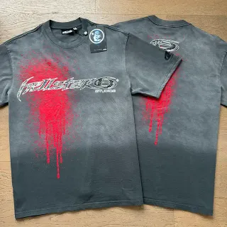 Hellstar Studios Spray-Drip Graphic T-Shirt