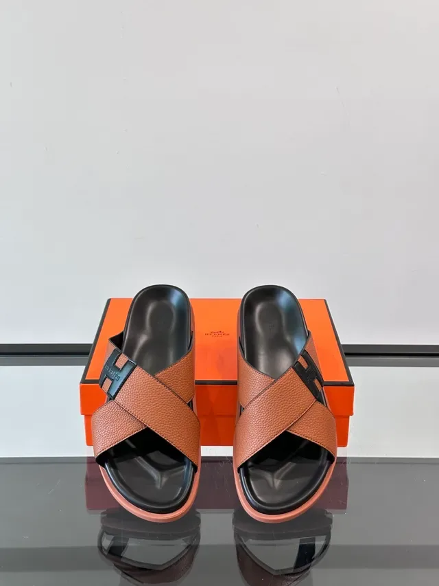 Hermès Oran Correa Cruzada H-Logo Sandalias Casual 8