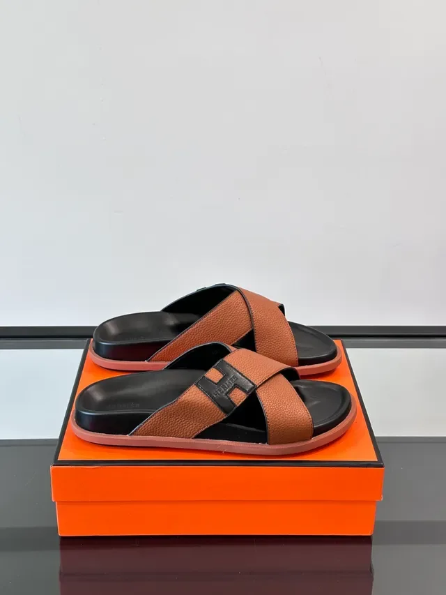 Hermès Oran Correa Cruzada H-Logo Sandalias Casual 13