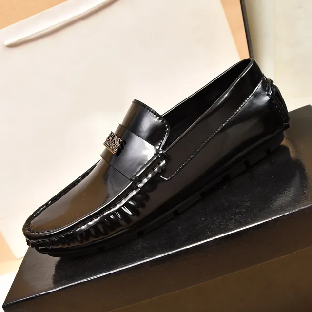 Hugo Boss Loafer de Cuero Charol Negro 5
