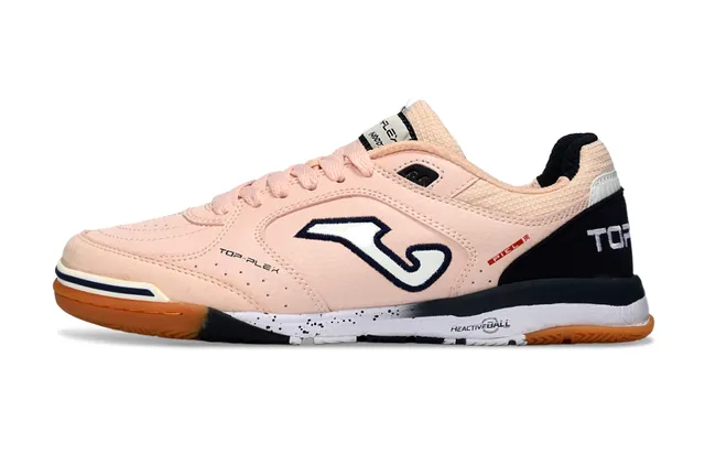 Joma Pink Black Low-Top Lace-Up Synthetic-Mesh Upper Lifestyle Sneakers 6