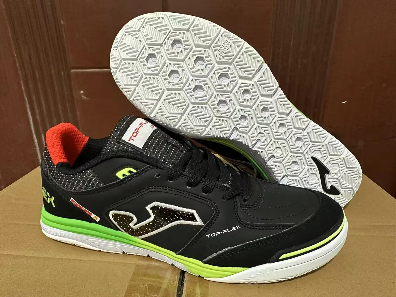 Joma Top-Flex أحذية رياضية أسلوب حياة أبيض نيون أصفر تيل 5