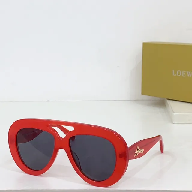 Loewe 飞行员风格 半透明琥珀渐变太阳镜 5