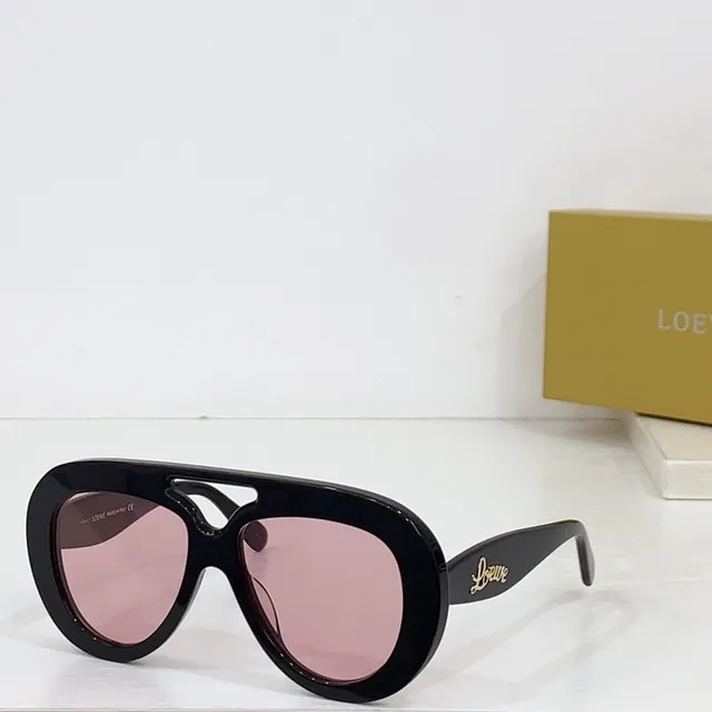 Loewe 飞行员风格 半透明琥珀渐变太阳镜 7
