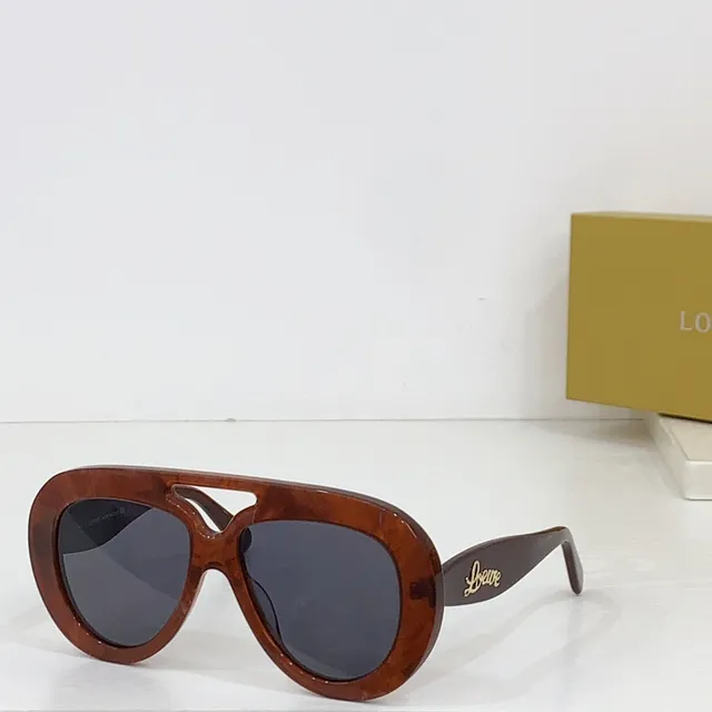 Loewe 飞行员风格 半透明琥珀渐变太阳镜 8