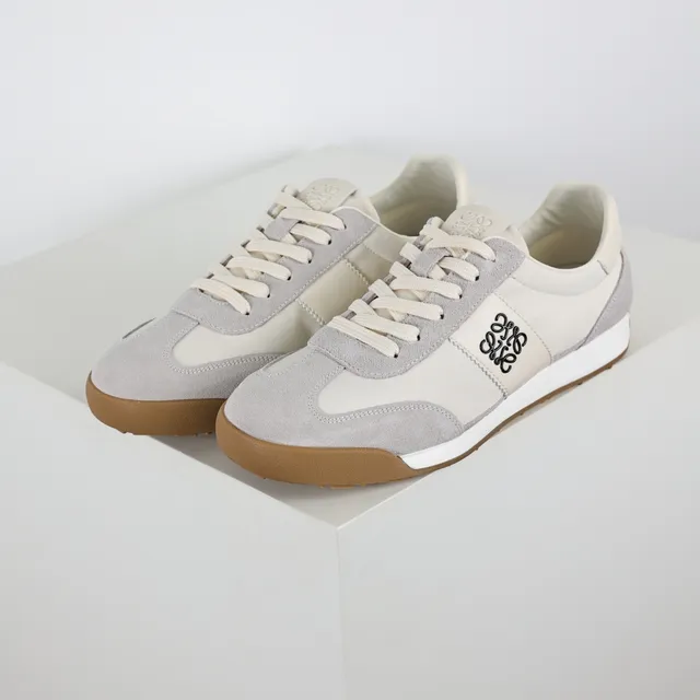 Loewe Flow Runner Off-White and Gray sneakers lifestyle 2