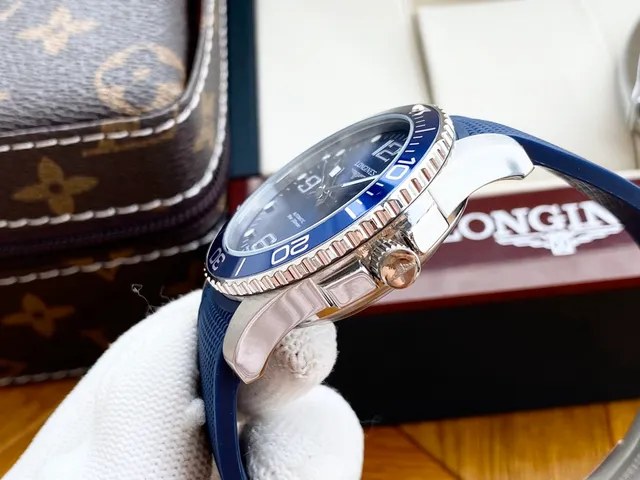 Longines Hydroconquest Esfera Azul Reloj Mecánico 4