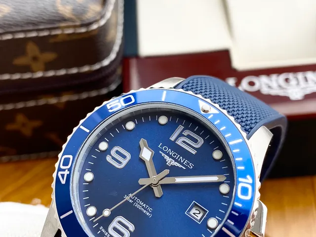 Longines Hydroconquest Esfera Azul Reloj Mecánico 6