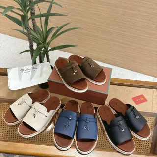Loro Piana Summer Walk বাঁধা পাটল চপ্পল