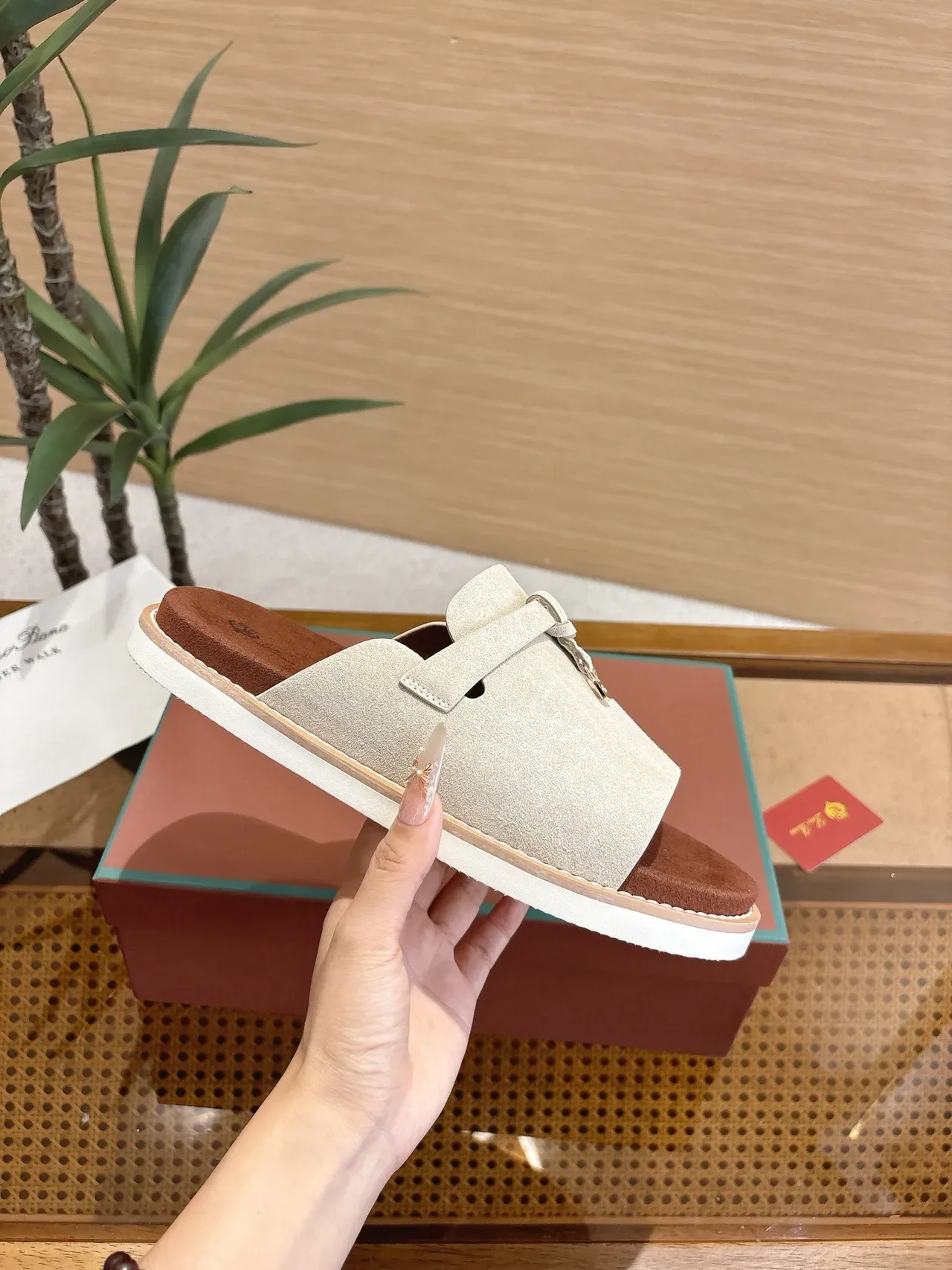 Loro Piana Summer Walk Knotted Strap Slippers 5