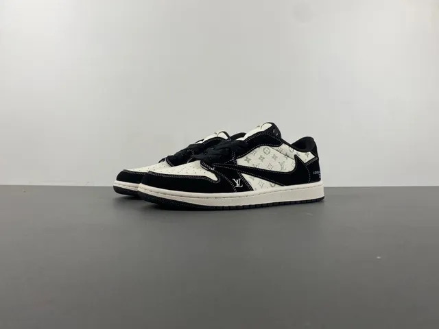 Louis Vuitton Black Beige Low-Top Monogram Canvas Lifestyle Sneakers 10