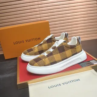 Louis Vuitton Sneakers Lifestyle em Tecido Xadrez e Slip-On