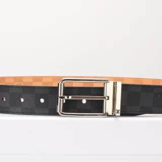 Louis Vuitton Damier Graphite حزام جلد قابل للعكس