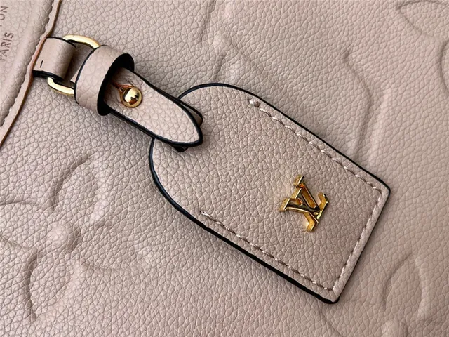 Sac Boston cuir Louis Vuitton Dauphine noir monogramme embossé 15