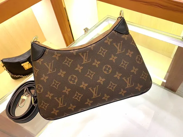 Louis Vuitton Dauphine Marrom Preto Monogram Canvas Alça Corrente Bolsa 2